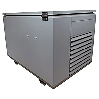 Бензиновый генератор FUBAG BS 11000 A ES в тихом зимнем кожухе 1600 RAL 7024