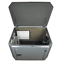 Бензиновый генератор FUBAG BS 11000 A ES в тихом зимнем кожухе 1600 RAL 7024