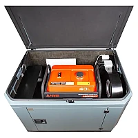 Генератор A-iPower A8000EAX в супертихом зимнем кожухе 1400SS RAL 7031