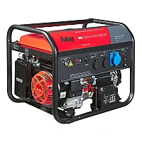 Бензиновый генератор FUBAG BS 7500 A ES DUPLEX в тихом зимнем кожухе 1200 RAL 8019