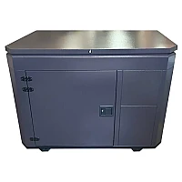 Бензиновый генератор A-iPower A11000TEAX в тихом зимнем кожухе 1600 RAL 8019 + блок автозапуска A-iPower 230В/400В 100А 8 ПИН